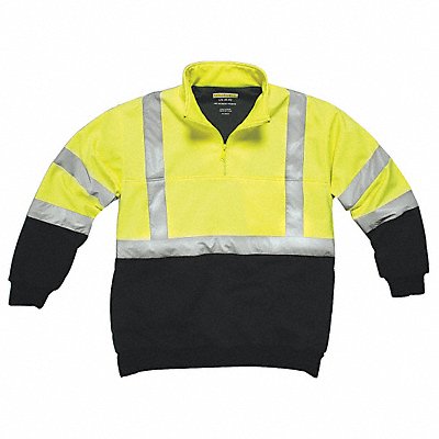 UTILITY PRO UPA542MBLKYellow Hi-Viz Sweatshirt Yellow/Blk Polymide M