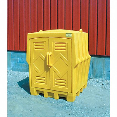 EAGLE 1649 Covrd Drum Spll Containment Hut Dbl Doors
