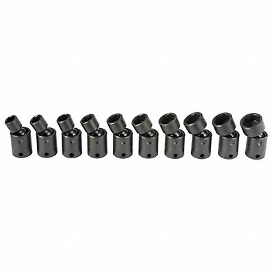 PROTO J72133M Impact Socket Set Steel Black Oxide 8 to 18 mm
