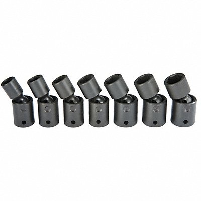 PROTO J72143M Impact Socket Set Steel Black Oxide 13 to 19 mm