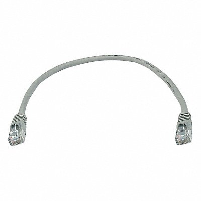 MONOPRICE 2124 Patch Cord Cat 5e Booted Grey 1.0 ft.