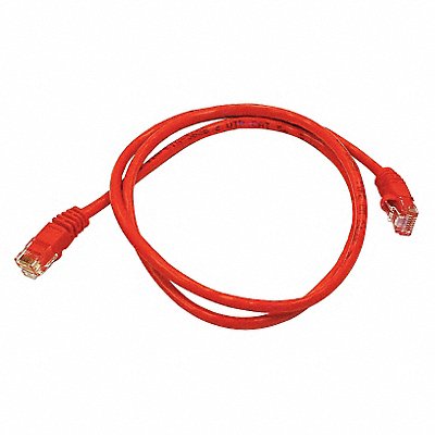MONOPRICE 2134 Patch Cord Cat 5e Booted Red 3.0 ft.