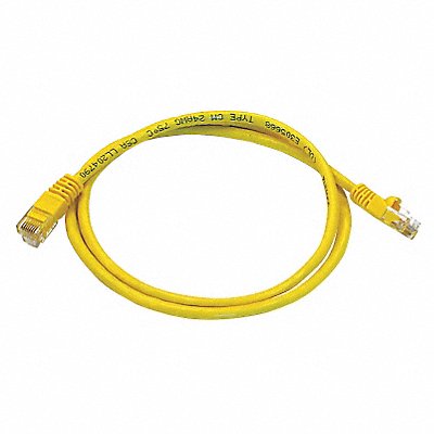 MONOPRICE 2135 Patch Cord Cat 5e Booted Yellow 3.0 ft.