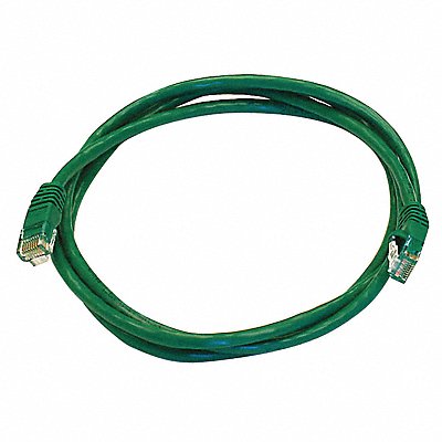 MONOPRICE 3378 Patch Cord Cat 5e Booted Green 5.0 ft.