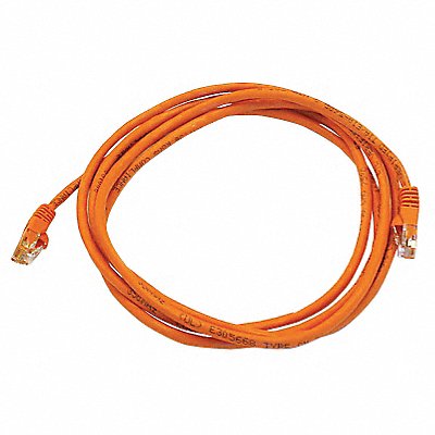MONOPRICE 2143 Patch Cord Cat 5e Booted Orange 7.0 ft.