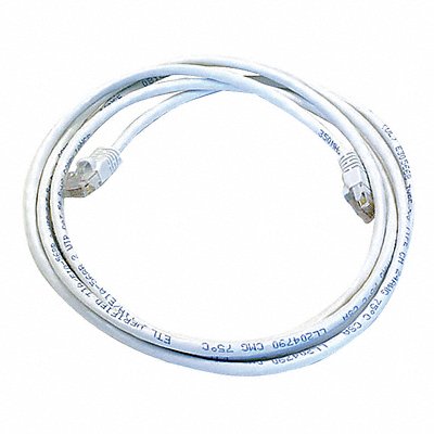 MONOPRICE 136 Patch Cord Cat 5e Booted White 7.0 ft.