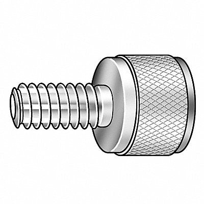 GRAINGER Z2127 Thumb Screw 5/16 -18 Fully T BLK 3/4 L