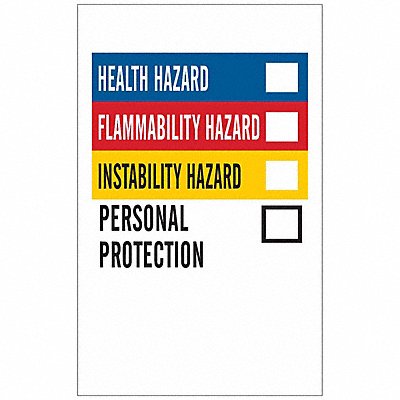 BRADY 58268 HMIG Label 2 in H 1-1/4 in W PK500