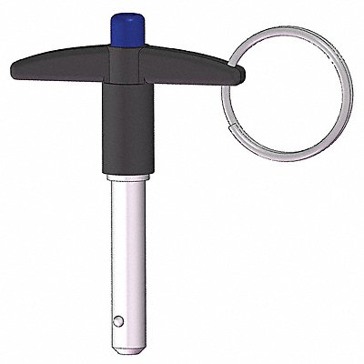 INNOVATIVE COMPONENTS GL6X2500TX0 Quick Release Pin 2-1/2 T-Handle