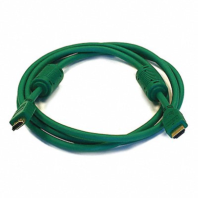 MONOPRICE 3953 HDMI Cable High Speed Green 6ft. 28AWG