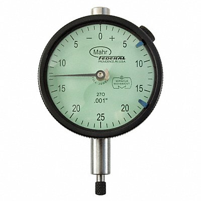 MAHR 2015791 Dial Indicator 0 to 0.125 In 0-25-0