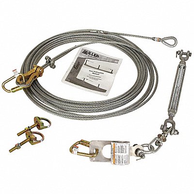 HONEYWELL MILLER SG41660FT K8306 Horizontal Lifeline Kit 60 ft L