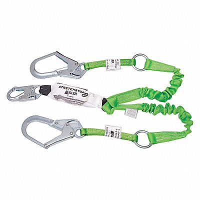 HONEYWELL MILLER 980RSSRRZ76FTGN Shock Absorbing Lanyard Green