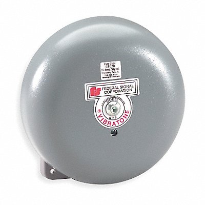 FEDERAL SIGNAL 5061201 Bell 120VAC 0.08 AC Grey