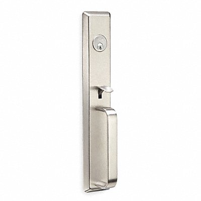 YALE 633FUS32D Escutcheon Pull w/Lock and Thumbpiece