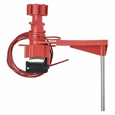 BRADY 51392 Ball Valve Lockout Fits Handle Sz 1-3/4