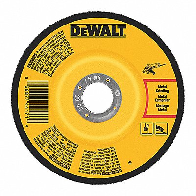 DEWALT DW4542 Depressed Grinding Wheel 5/8 -11CN ThreadHle