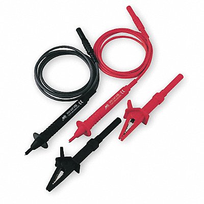 MEGGER 1002015 Fused Test Lead Set Black/Red