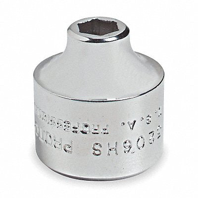PROTO J5206HS Socket Steel Chrome 3/16 in