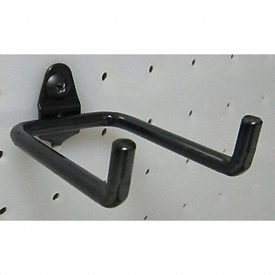 GRAINGER 5TPG6 G0568 Double Rod Pegboard Hook 3 in L PK10
