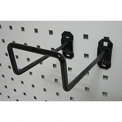 GRAINGER 5TPN8 G0554 Dbl Closed Pegboard Hook 5 1/2 in L PK5