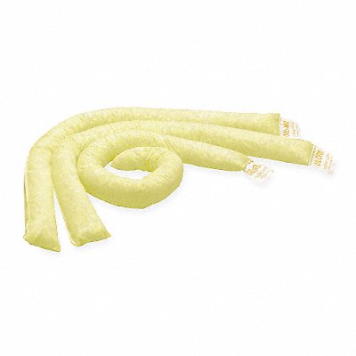 OIL-DRI L90891 Absorb Sock Chem/Hazmat 4ft L PK12