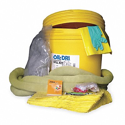 OIL-DRI L90894 Spill Kit Chem/Hazmat Yellow