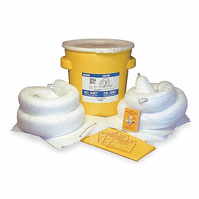 OIL-DRI L90942 Spill Kit Oil Based Liquids Yellow