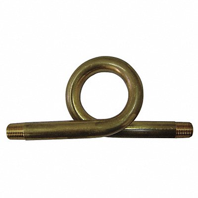 GRAINGER 5TUL0 Siphon 250 psi 1/4 In Natured Brass