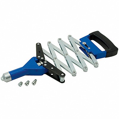 GRAINGER 5TUW8 Lazy Tong Riveter 1/8 5/32 3/16 1/4 In