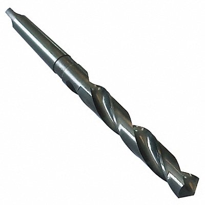 WESTWARD 5TVF7 Taper Shank Drill 23/32 #2MT Black Oxide