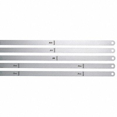 STARRETT 66712 Thickness Gage 0.0005 In 1/2 x 12 In