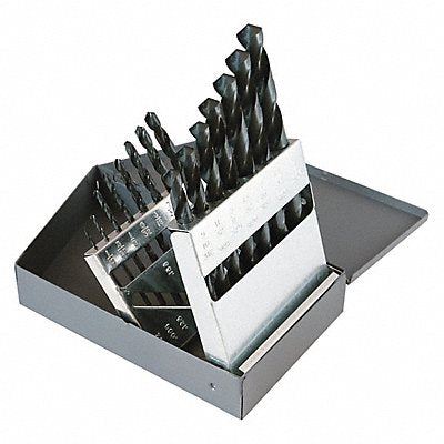 WESTWARD 5UDP1 Jobber Drill Set 15 pc HSS