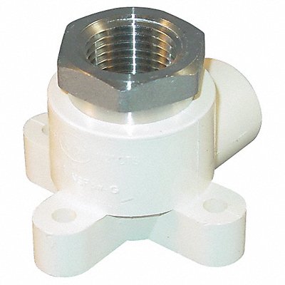 GRAINGER DE4107005CG 90 Drop Ear Elbow 1/2 in Socket x NPT
