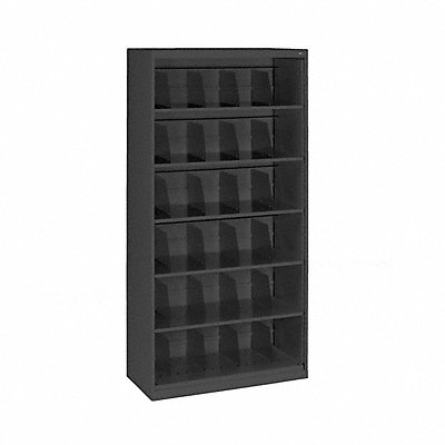 TENNSCO FS360BK Cabinet 36 x 75-1/4 x 17 In Black