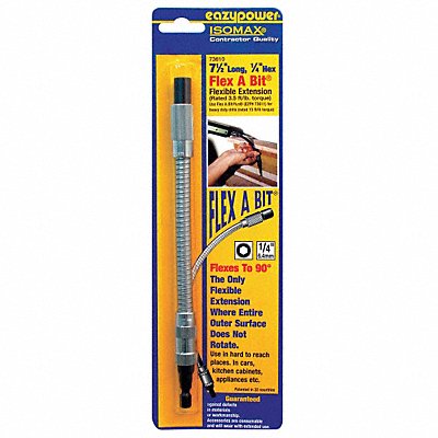 EAZYPOWER 73610 Flexible Extension 1/4 1/4 7-1/2
