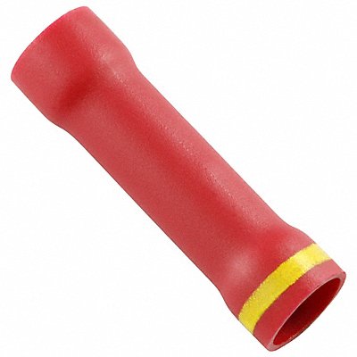 POWER FIRST 5UGV0 Splice Connector Crimp Vinyl Red PK50
