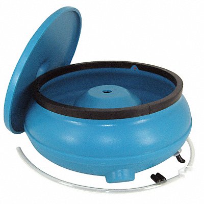 RAYTECH 23032 Vibratory Tumbler Bowl and Lid 17In Dia