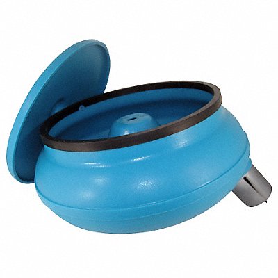 RAYTECH 23047 Vibratory Tumbler Bowl and Lid 21In Dia