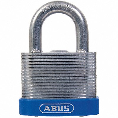 ABUS 4145MKKD Keyed Padlock 25/32 in Rectangle Silver