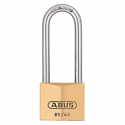 ABUS 85HB40MKKD Keyed Padlock 55/64 in Rectangle Yellow