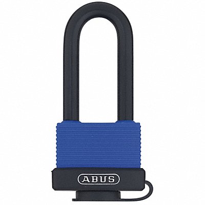 ABUS 70IBHB45MKKD Keyed Padlock 13/16 in Rectangle Blue