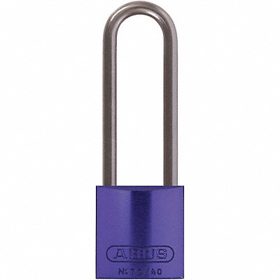 ABUS 72HB4075KAPurple Lockout Padlock KA Purple 1-1/2 H