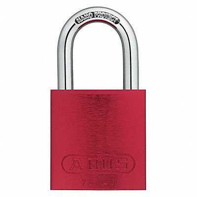 ABUS 7240KAx6Red Lockout Padlock KA Red 1-1/2 H PK6