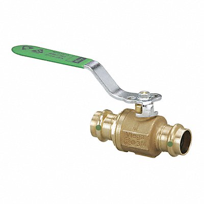VIEGA PROPRESS 79943 Manual 2-Way Ball Valve Press Bronze