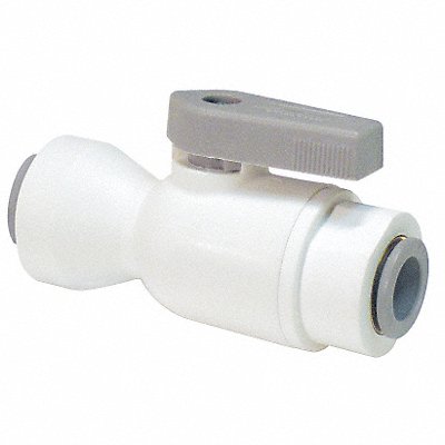 PARKER LFPP6VUC6 Manual 2-Way Ball Valve Push Polypropylene