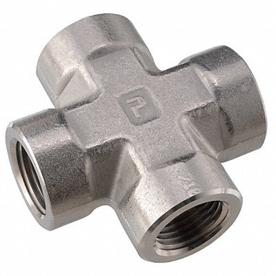 PARKER 8FXSS Cross 316 SS 1/2 in Pipe Size FNPT