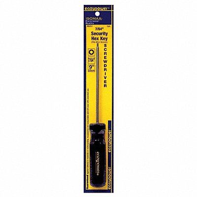 EAZYPOWER 86251 Tamperproof Hex Screwdriver 7/64 in