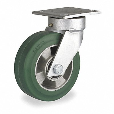 GRAINGER TSK125GR2H Kingpinless Plate Castor Swivel 440 lb.