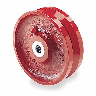 GRAINGER W10V1 V-Groove Track Wheel 10 Wheel Dia